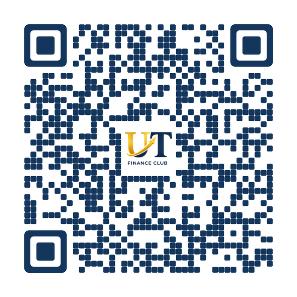 QR code that opens the Finance Club GroupMe